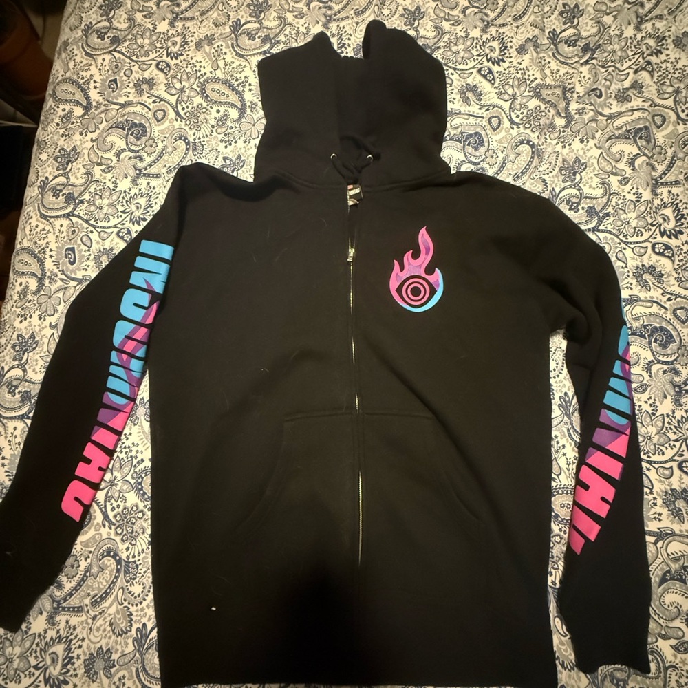 Black Hoodie with Insomniac Logo